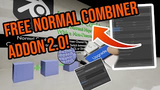 Free Blender Addon! Normal Combiner 2 0 is Here ! Now With NEW Features! Free Blender Addon! Normal Combiner 2 0 is Here ! Now With NEW Features!