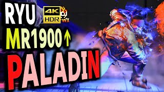 SF6: Paladin  Ryu MR1900 over  VS Luke | sf6 4K Street Fighter 6
