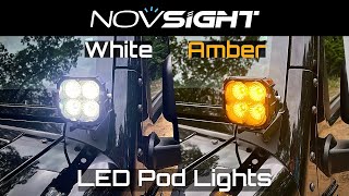 Upgrade your Off-Road Experience! Cyber 1 Series 3” Pod Lights from @NovsightAutoLighting! 20% OFF
