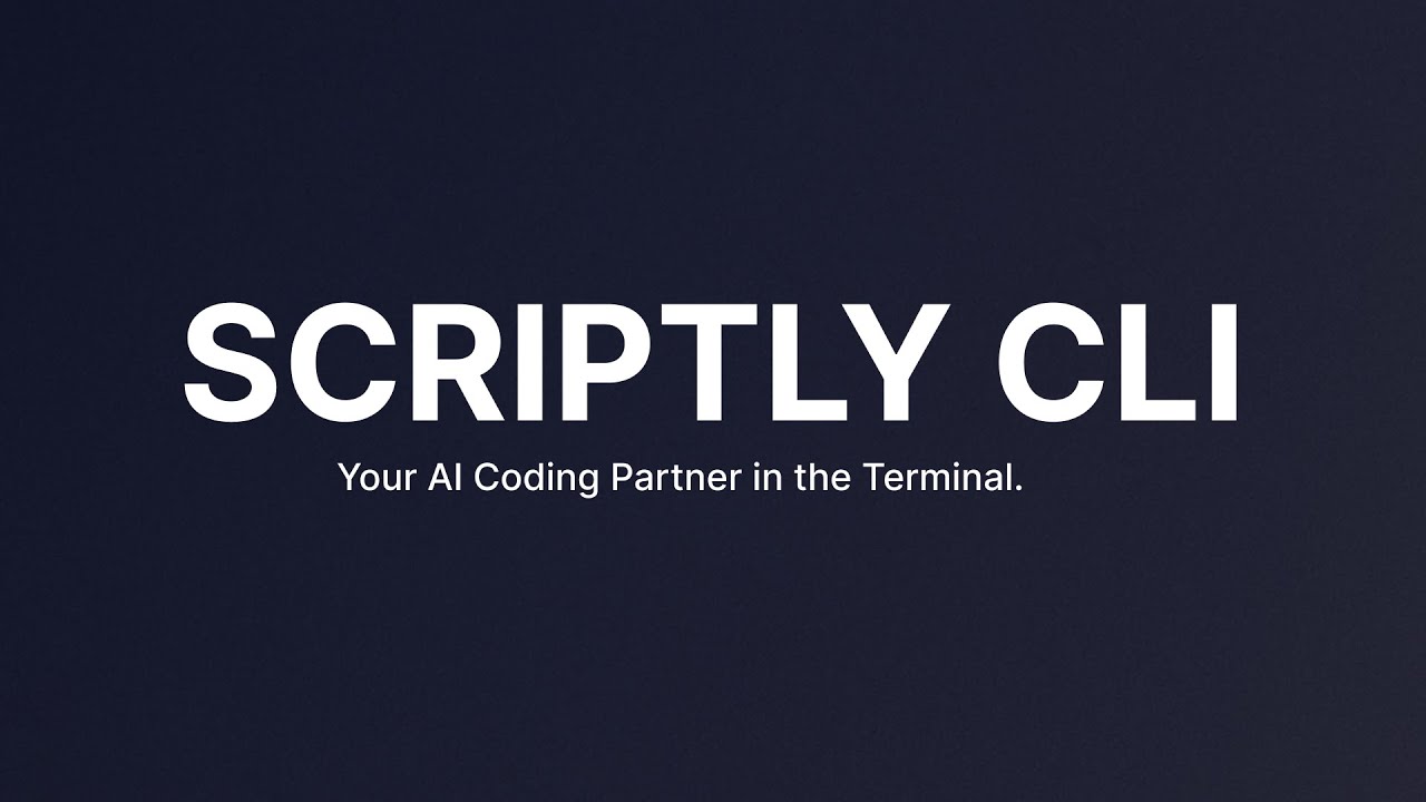 Scriptly – a terminal-based AI coding agent! - YouTube