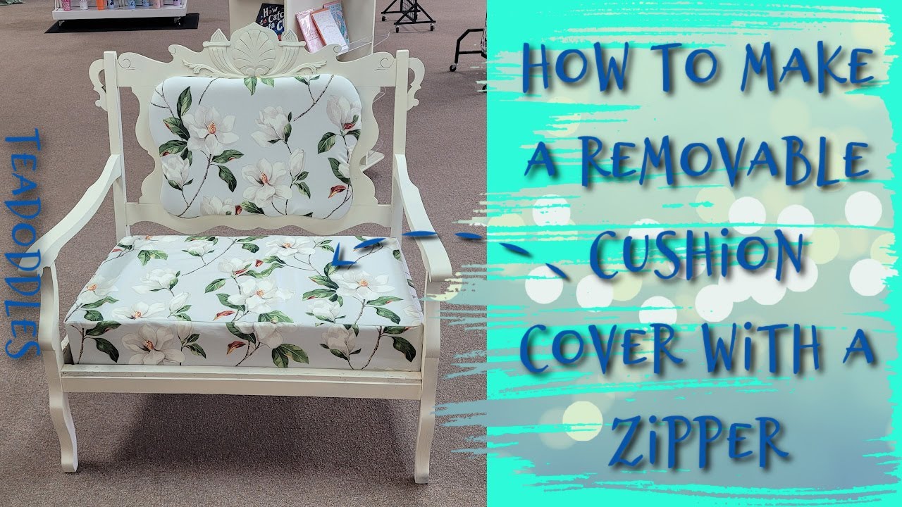 Как сшить съемный чехол для подушки с застежкой-молнией