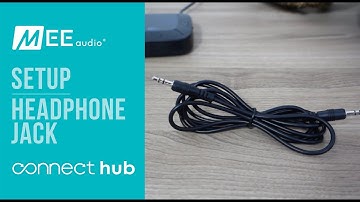 MEE audio Connect Hub | Completing setup using Headphone Jack