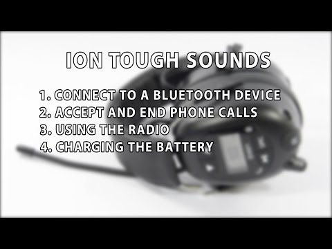 ION Audio Tough Sounds Headphones - Bluetooth Pairing and Charging the Battery