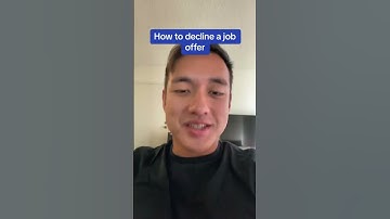 How to decline a job offer #job #offer #declining