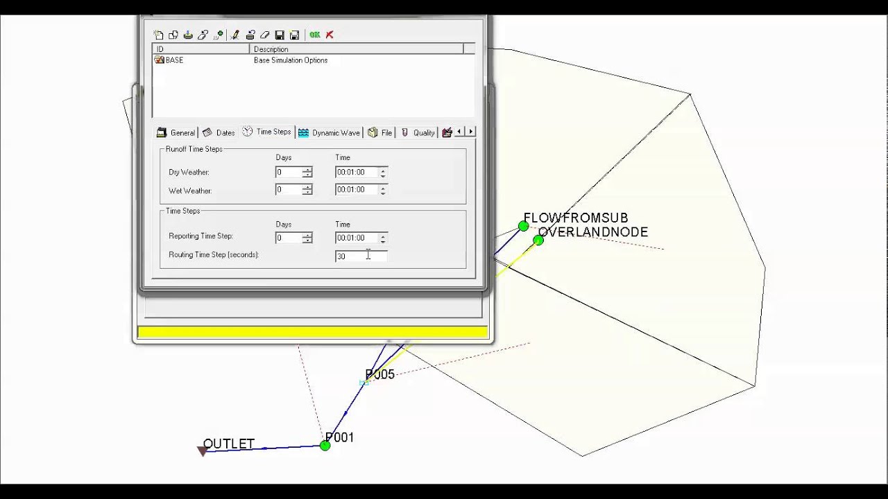 Run Manager in InfoSWMM - YouTube