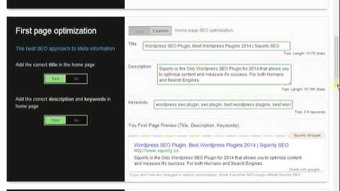 Squirrly Content Marketing - SEO Settings - Part 5/6