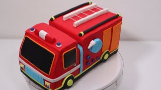 Fire truck cake idea | Birthday cake idea | Cake for Boys