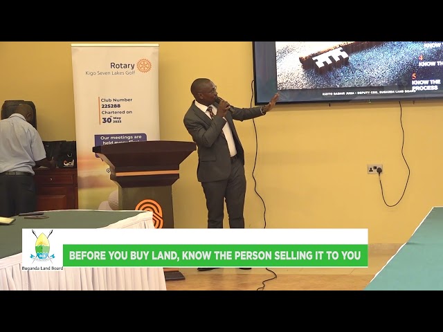BEFORE YOU BUY LAND, KNOW THE PERSON SELLING IT TO YOU
