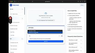 Split and Join Files Online to Overcome Size Limitations for FREE screenshot 4