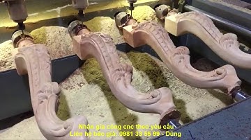 Nhận Gia Công CNC Chân Ghế Xuất Khẩu Số Lượng Lớn, Giá Rẻ Ở Biên Hòa