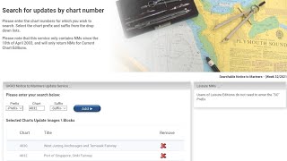 How to Download Chart Correction by chart number