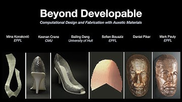 Beyond Developable: Computational Design and Fabrication with Auxetic Materials (SIGGRAPH 2016)