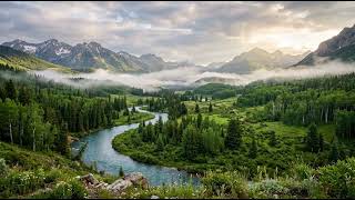 River &amp; Waterfall Instrumental 💦 Relaxing Nature Music for Deep Calm, Focus &amp; Stress Relief