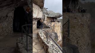A glimpse of the AMAZING rock formations at Rock City Garden🗿🪨⛰️#travel #rockcity #caveexploration
