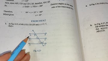Chapter -6 Ex -6.2 Lines and Angles || All Questions || Class 9th Maths