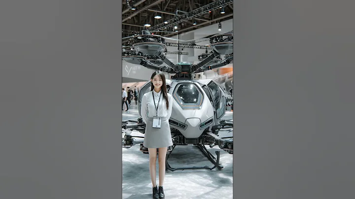 2025 Robot Expo: New AI Passenger Drone Flight Test #drone #robotics #expo