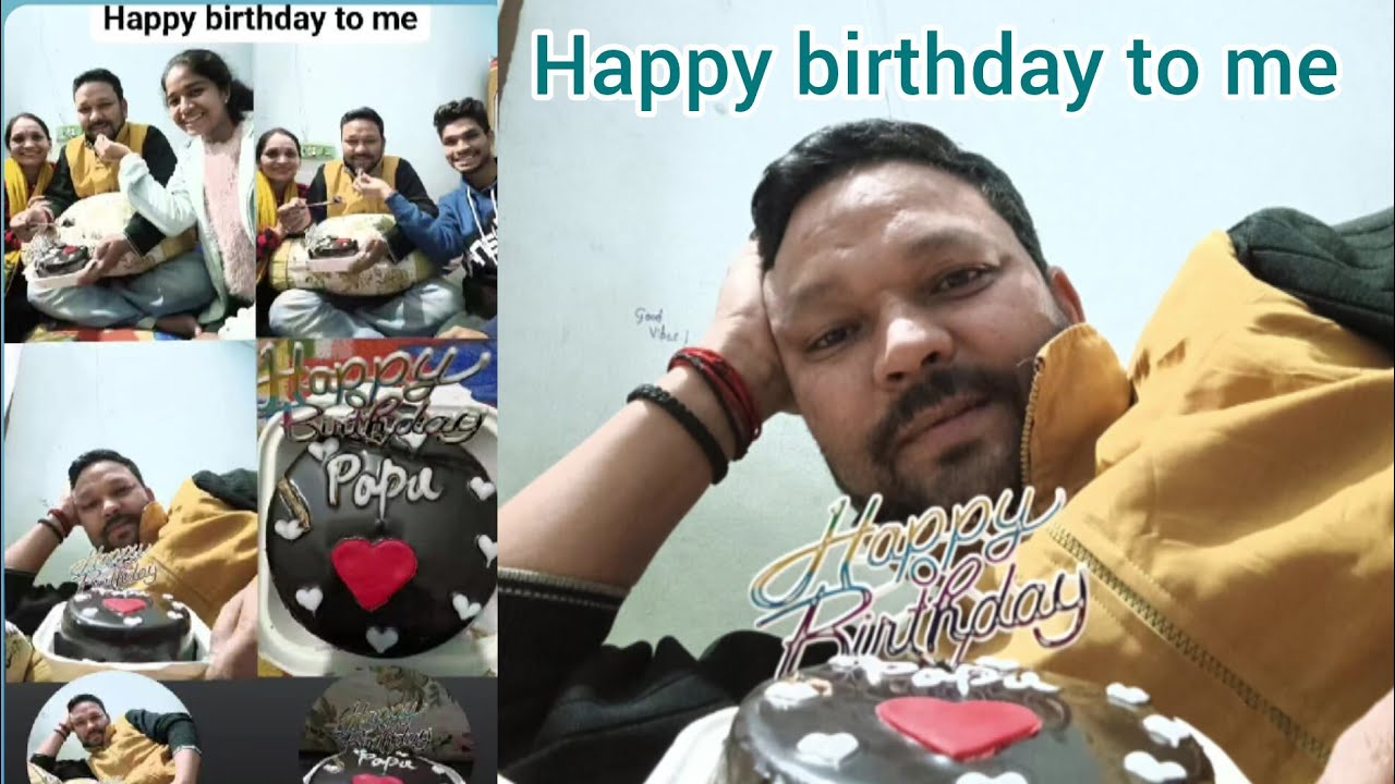 जन्मदिन की बधाई देता हूं मैं खुद को,शुरू हो रहा है जीवन का नया साल,आ जाना आप पार्टी रखी है धमाल💖🎂🌹💖