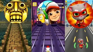 Subway Surfers 🆚 Temple Run 🆚 Talking Tom Hero Dash 🔥 Speed & Score Challenge screenshot 3