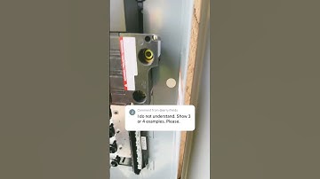 How to install a tandem circuit breaker into a breaker box #electrical #electricity #electrician