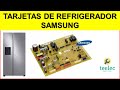 2 Tarjetas De Refrigerador Samsung En Mesa De Trabajo (Convencional e Inverter)