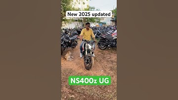 New 2025 Bajaj Pulsar NS400z UG first look 🔥