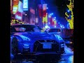 40. Night Ride in a Blue Sports Car Lighted Acrylic Wall Art DLPC03 #art #acrylicart