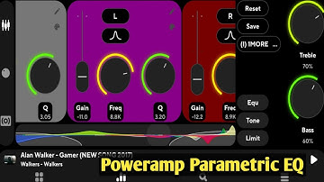 Poweramp Music Player || Parametric Equilizer Setting.🎸🎸