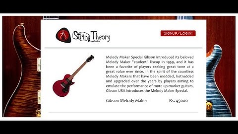 STRING THEORY GUITARS IN PHP, CSS,JS, AND MYSQL | FREE DOWNLOAD
