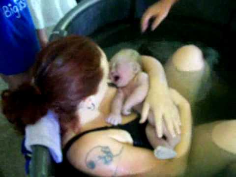 Natural Unassisted Home Water Birth Video Natural Unassisted Home Water Birth Video