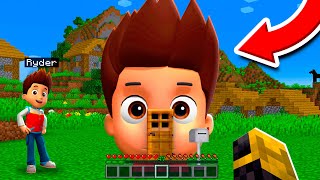 ENCONTRÉ LA CASA DE RYDER PAW PATROL EN MINECRAFT 😱