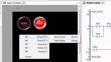 Drag and Drop between HMI and Ladder Logic