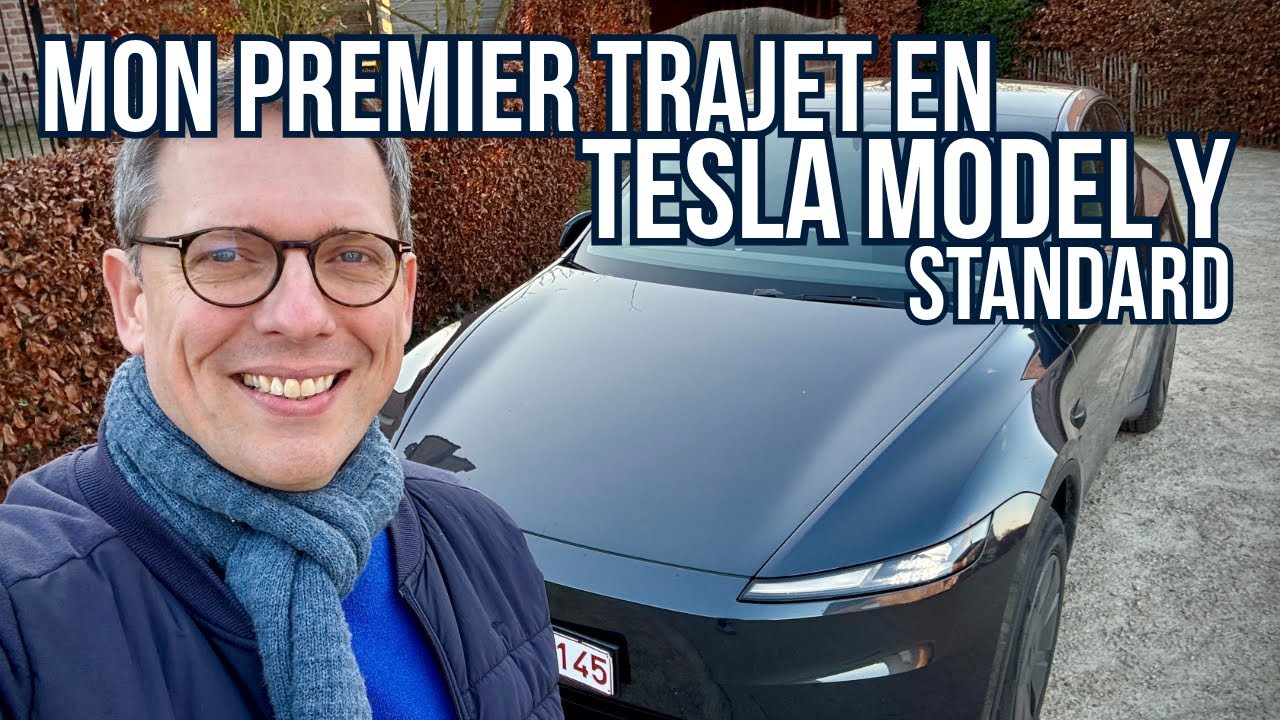 Mes 39 premiers kilomètres au volant du Tesla Model Y Standard !
