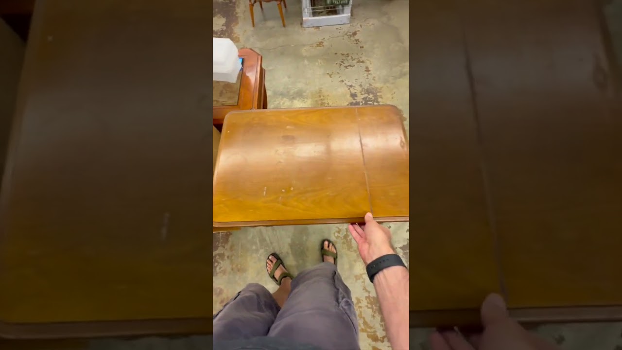 This Singer Sewing Machine Disappears Into the Table — Just Showing It