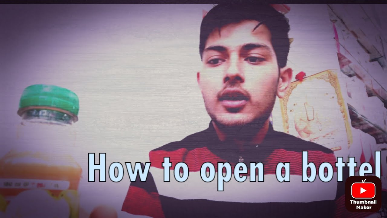 how to open a bottle without opener 🥇🥇🥇 - YouTube