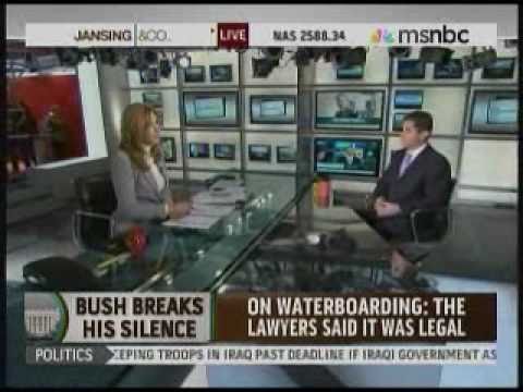 Bernard Whitman on MSNBC Analyzes George W. Bush's...