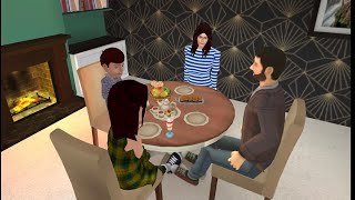 لعبة محاكاة  virtual mom and dad simulator screenshot 1