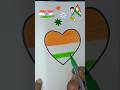 Indian flag 🇮🇳||drawing||Republic Day|| #trending #shorts #viral #indianflag  #shortsfeed #2026 #art