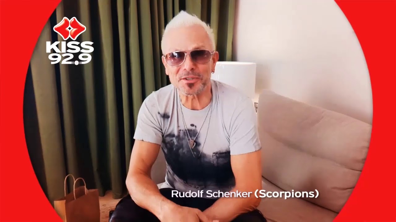 92.9 Kiss - Rudolf Schenker / Scorpions message to fans - YouTube