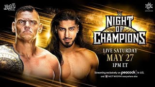 GUNTHER VS MUSTAFA ALI INTERCONTINENTAL CHAMPIONSHIP NIGHT OF CHAMPIONS | WWE 2K23