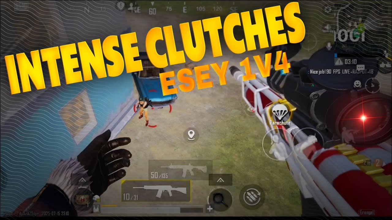 Want INTENSE CLUTCHES ?? 🔥 Intense 1v4 Pure Solo vs Squad Clutches in ...