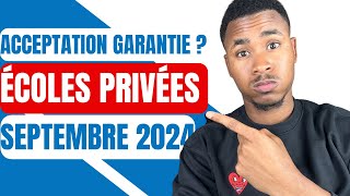 Acceptation et Visa écoles privées en France / Campus France