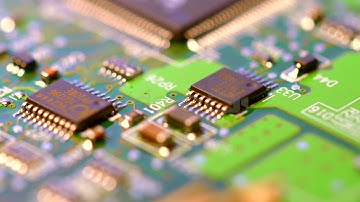 Macro Shot of Computer Circuit Board - Free Stock Video Download - Free Stock Video Footage