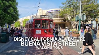 Exploring Buena Vista Street in Disney California Adventure Walking Tour #buenavista #disneyland #la