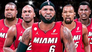 I Put 100 NBA Legends On The Same Team!