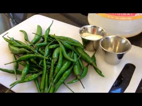 Thai Green Chili Sauce (los chilis de arbol) | One Minute Recipes