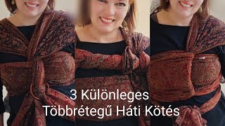 3 többrétegű háti kötés DH - Saltwader with a Ring / Norwegian Wiggleproof/ Poppins finish