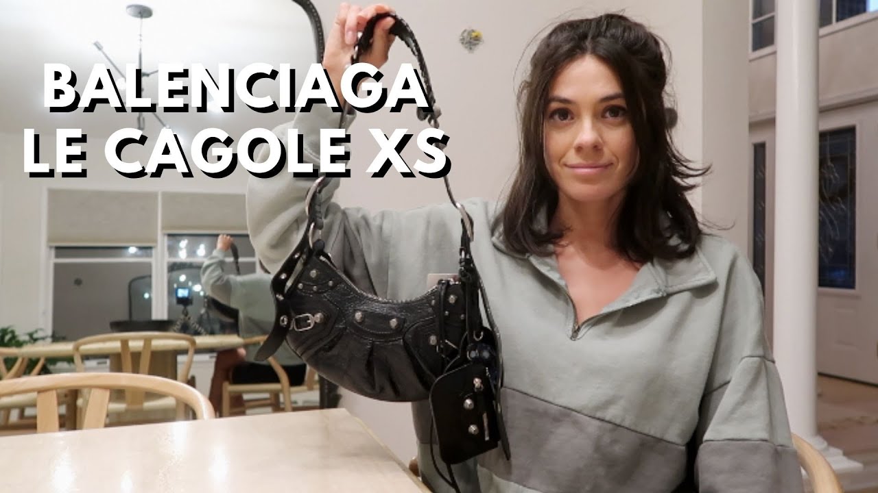 Balenciaga Neo Cagole Xs Graffiti Crossbody Bag