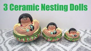 My Nesting Doll Collection 0253 – 3 Ceramic Dolls