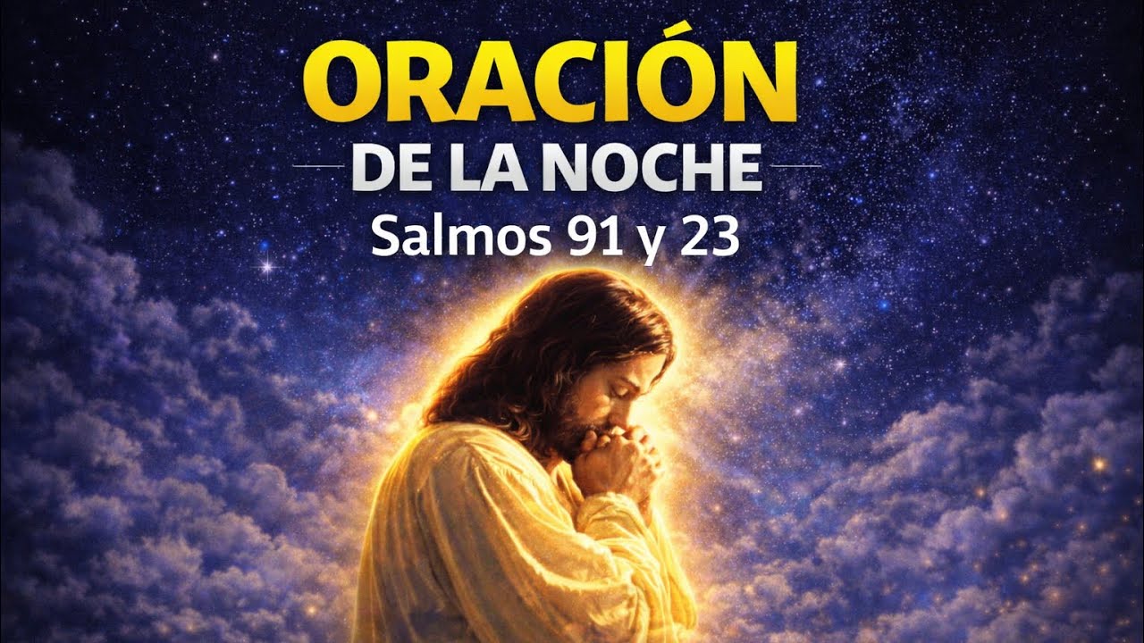 🌙 ORACIÓN DE LA NOCHE | Salmo 91 y 23 para Dormir en Paz - YouTube