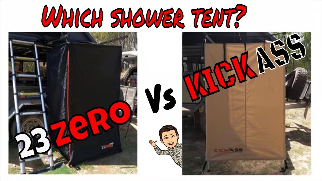 KICKASS Shower Tent Awning Instant Ensuite Tent, Toilet Tent Camping
